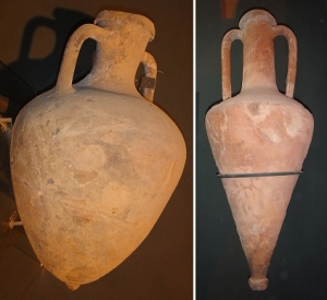 Shipwreck amphorae in Cyprus 290 BC - source Kyrenia Castle Shipwreck Museum